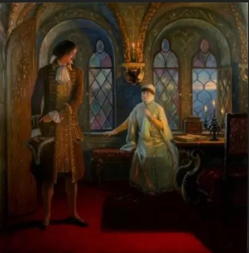 Демаков Евгений Александрович "Пётр I и Евдокия Лопухина".