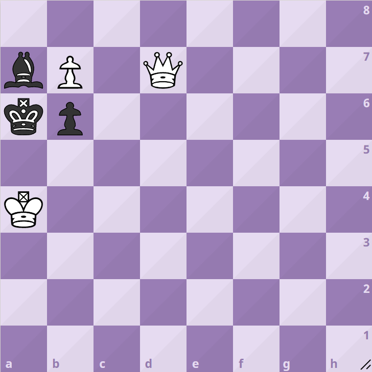 мат в 2 хода по старым правилам.