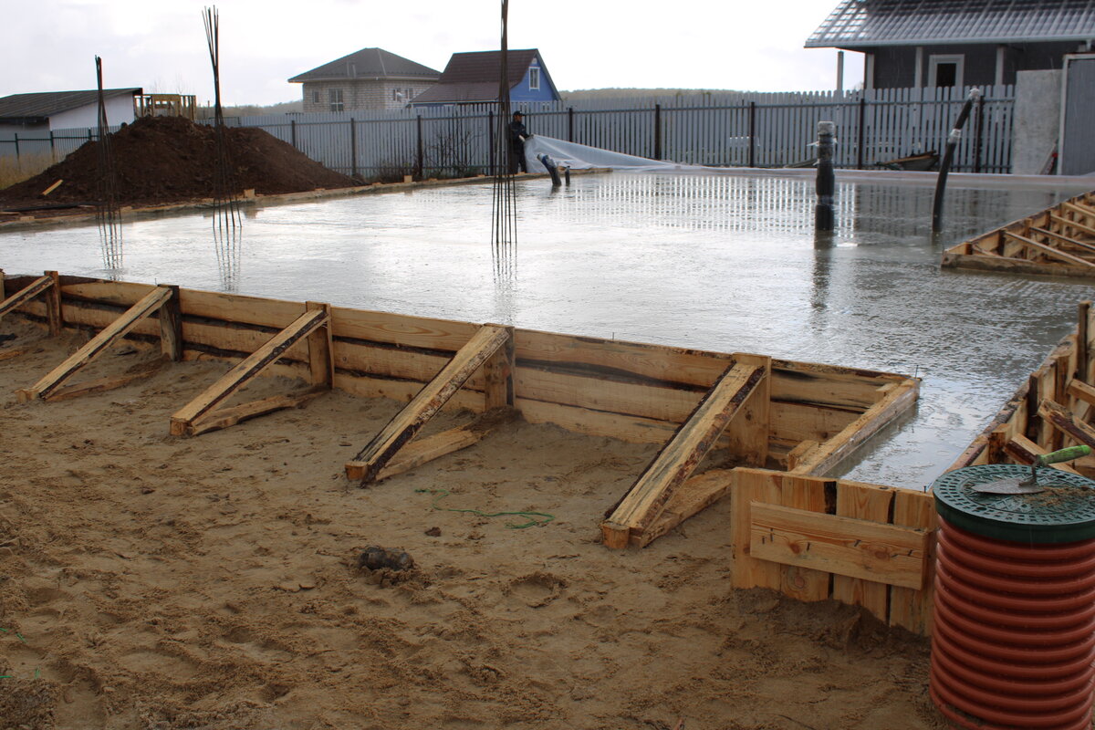 фундамент для дома по проекту Z500