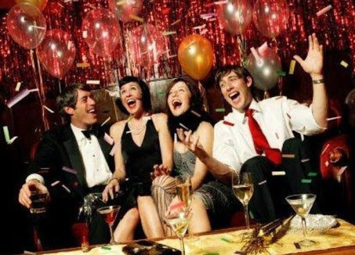 Новогодний банкет с коллегами