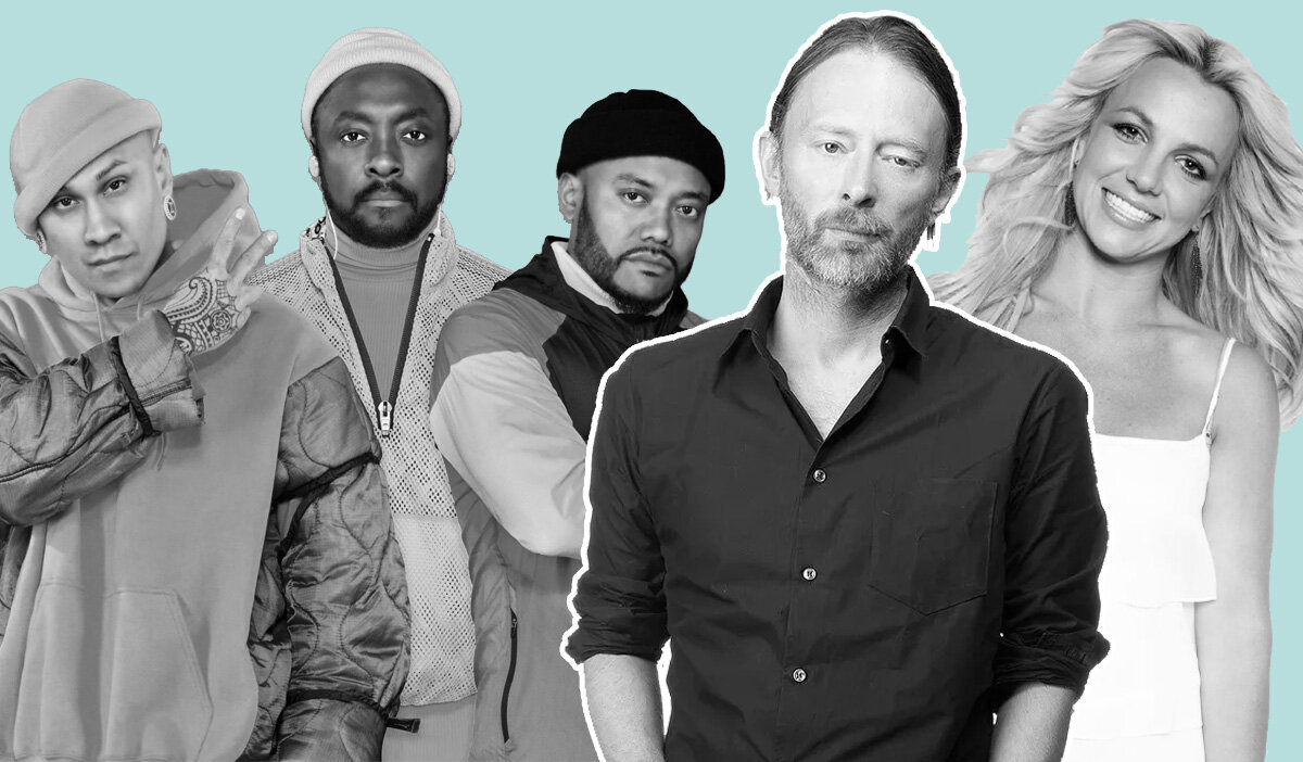 Black Eyed Peas, Tom Yorke, Britney Spears