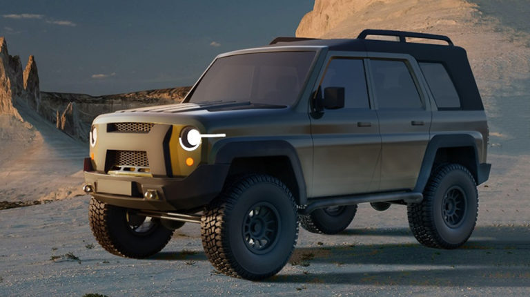 Рендер нового УАЗ