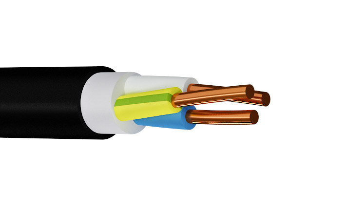 Кабель ВВГнг(A) LS 3х4 (круглый)