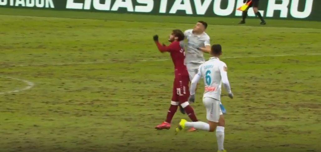 Скриншот с трансляции matchtv.ru