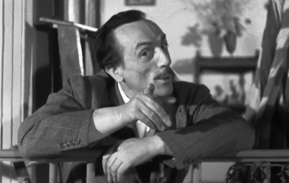 Итальянский комедиограф, актёр и режиссёр Эдуардо Де Филиппо (1900 - 1984)