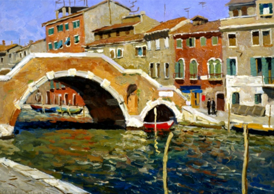Фотография картины В. Ф. Стожарова "Венеция" (из открытых источников)