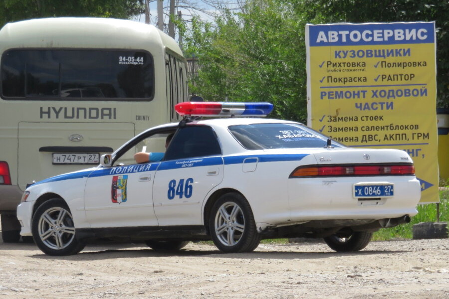 Toyota Mark 2 полиция