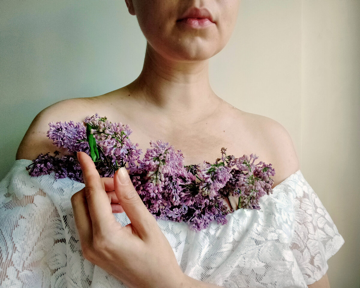 Сирень от флориста. Куплена на базе цветов.