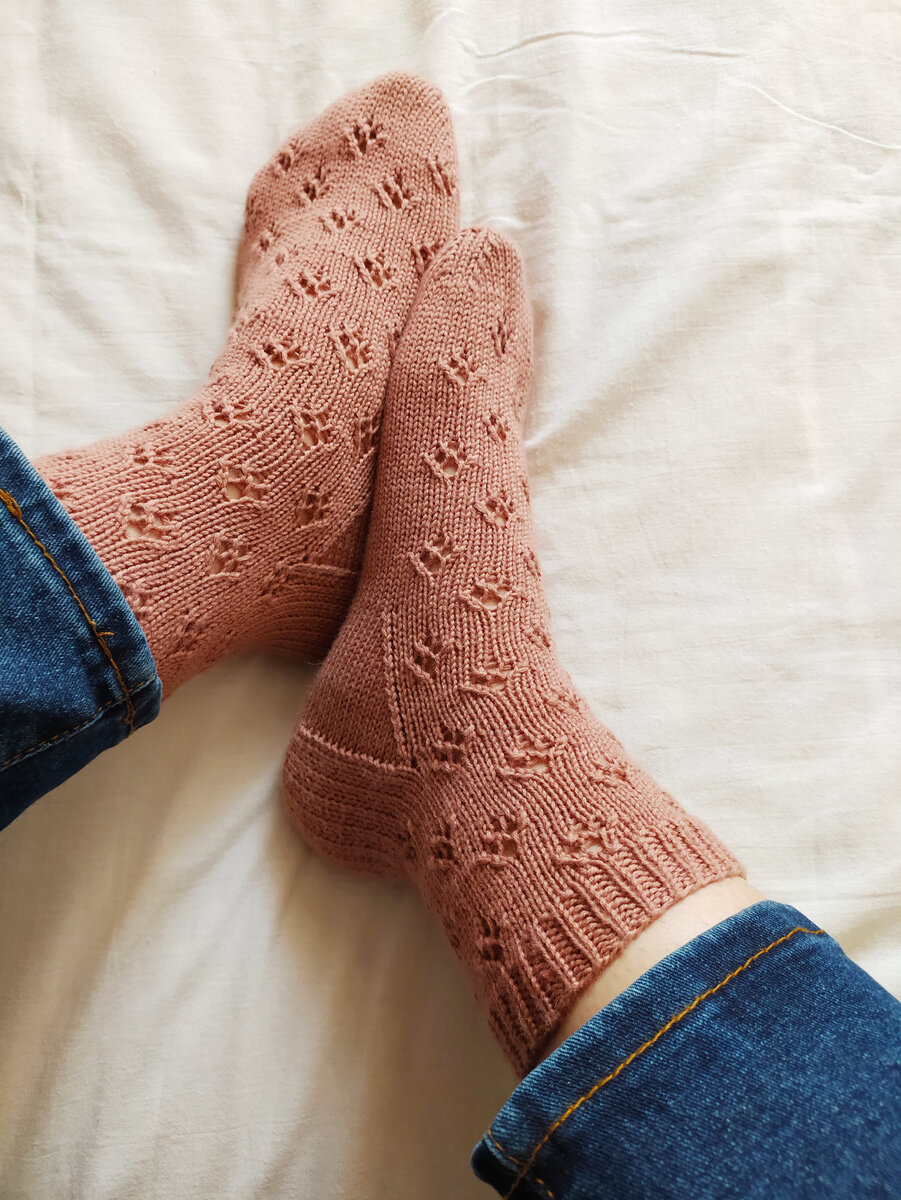 Самые модные носки спицами