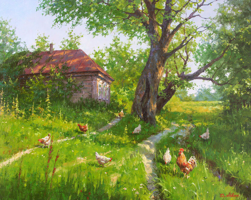 Художник Дмитрий Лёвин.