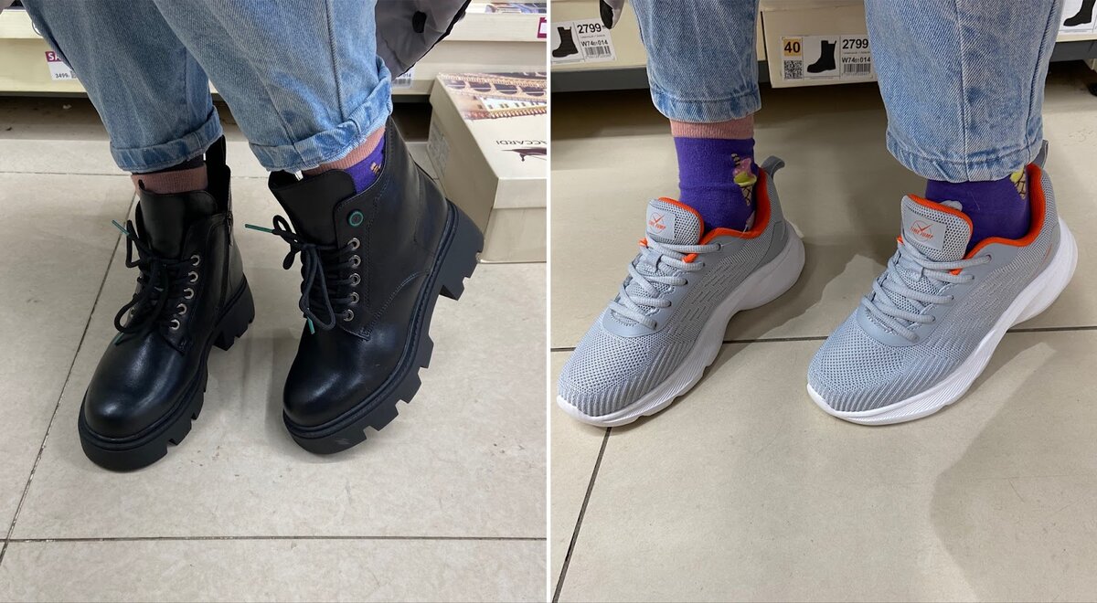 Ботинки стоили 2 990 рублей, а кроссовки 1 990. Но вместо 4 980 я отдала 49 рублей, и это не шутка!