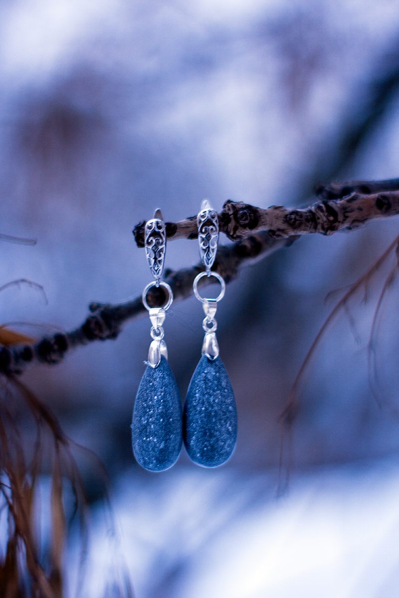 Мои сережки из эпоксидки