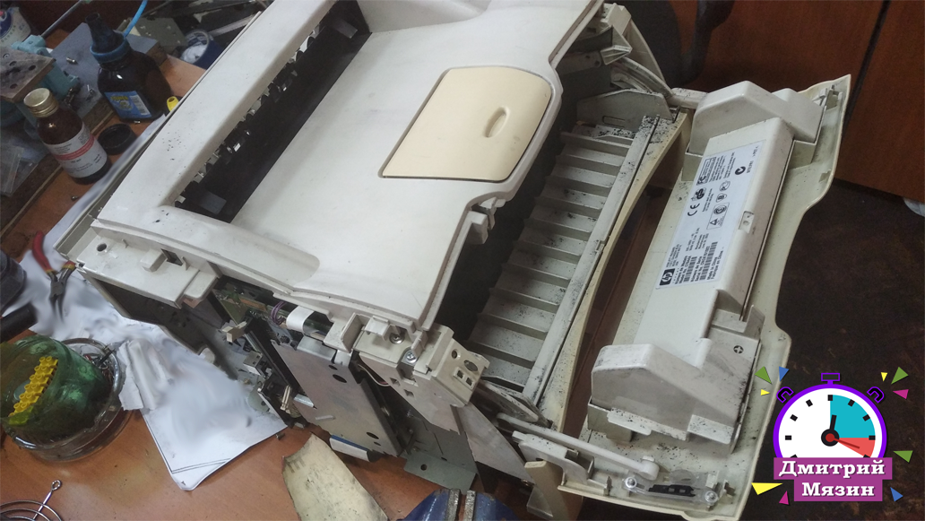 Разборка "HP LaserJet 1220".