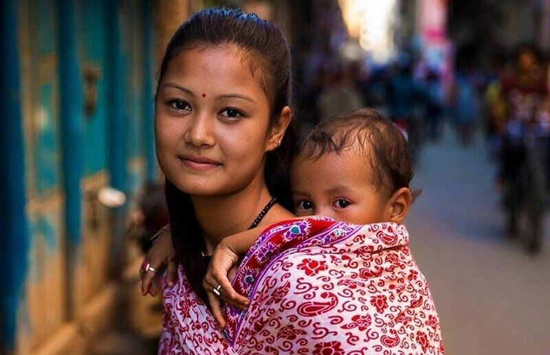 Женщины Непала - Бхактапур -