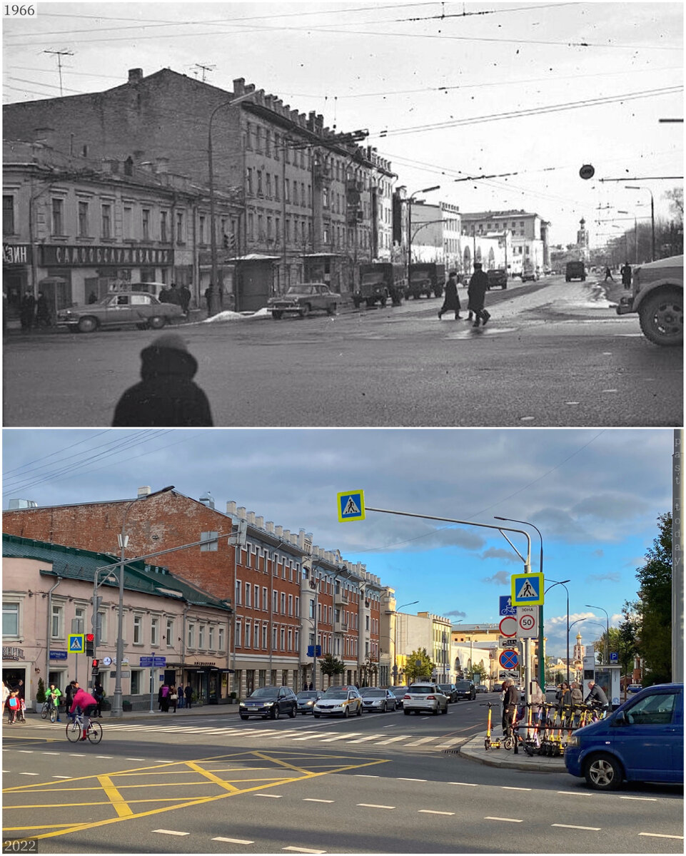 Москва на сравнительных фото, сделанных с тех же точек спустя годы.  Было/стало #142. | past_today | Дзен