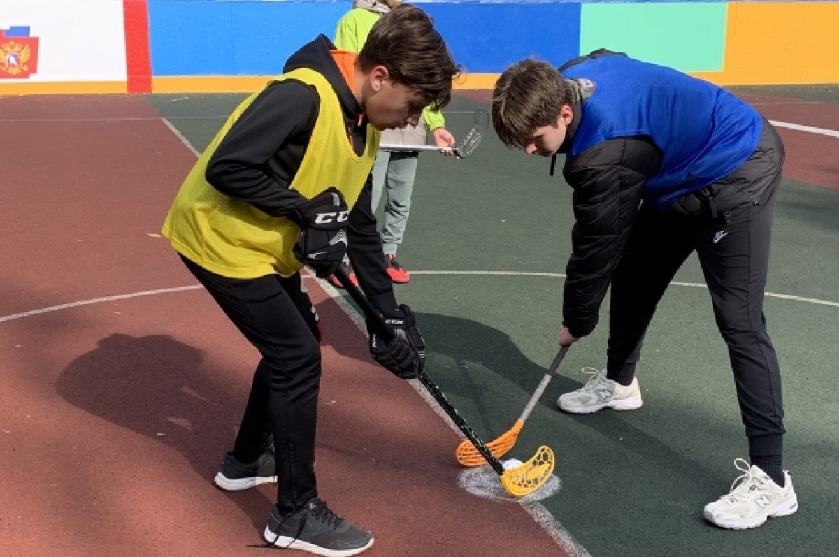    Ребята с удовольствием занимаются на площадках.