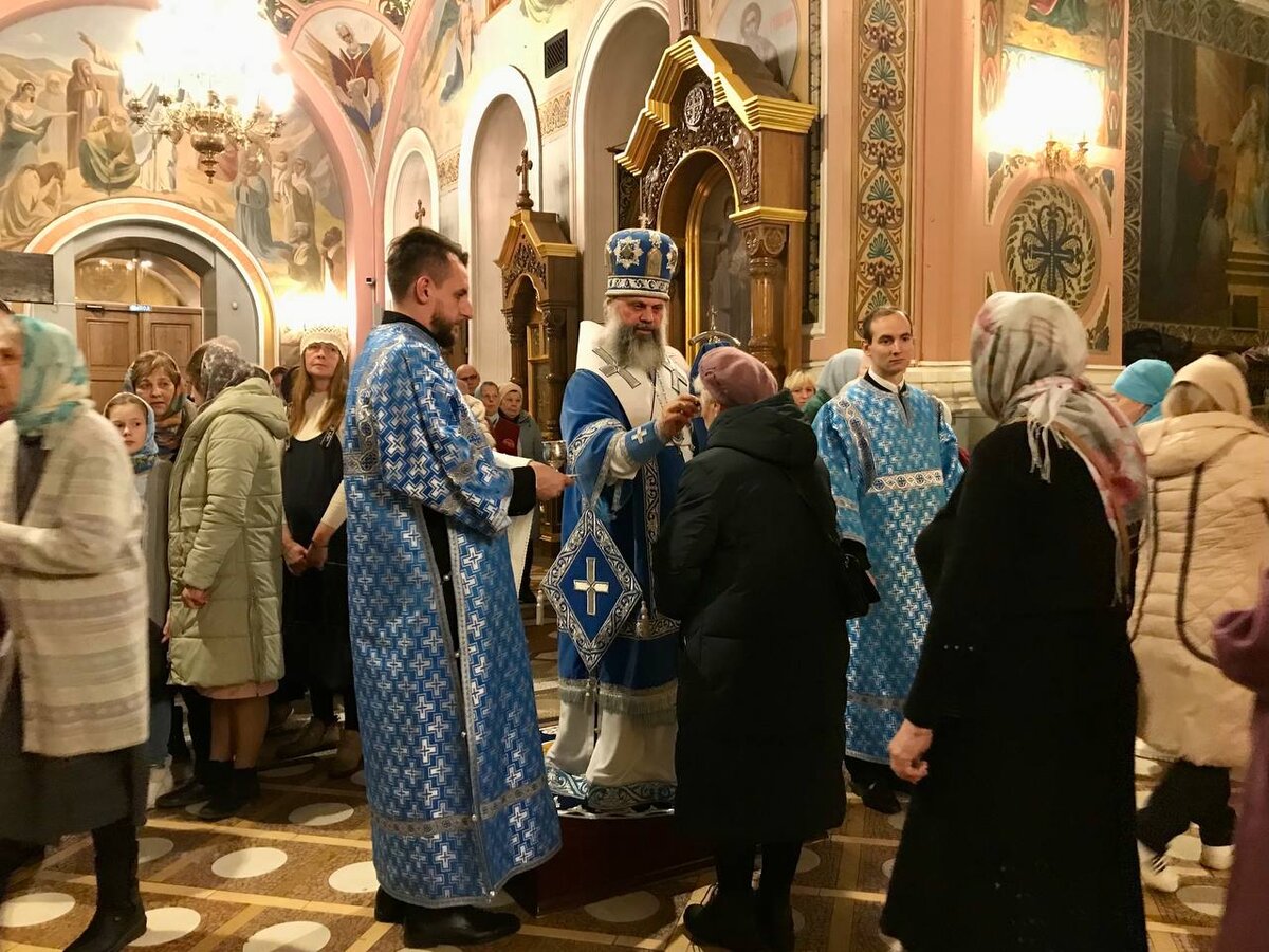 3 ноября. Архиерейское служение всенощного бдения в Преображенском храме  города Иваново | Ивановская митрополия | Дзен