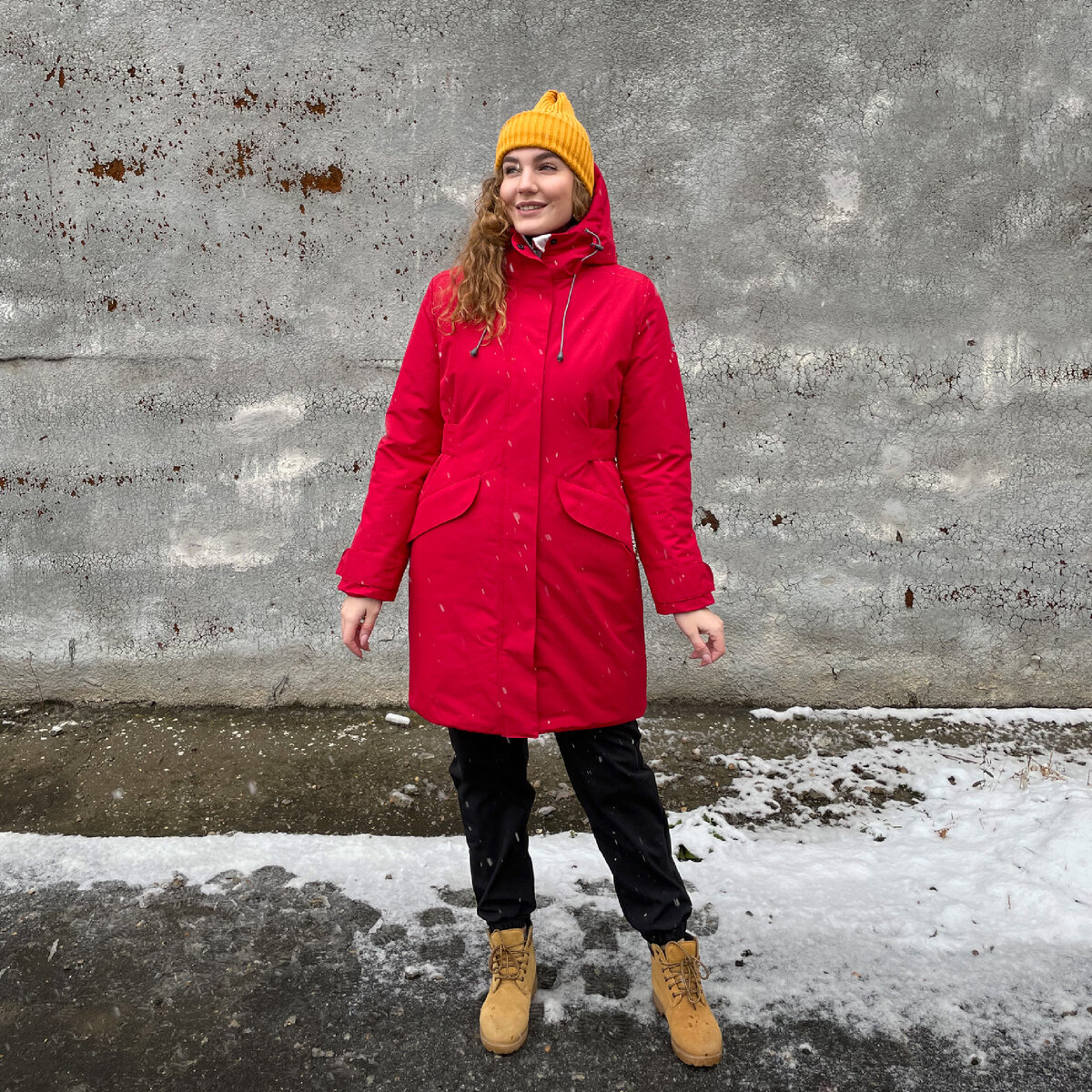 На фото парка СЕВЕР зима Бордо 5к/5к (можно дополнить опушкой)