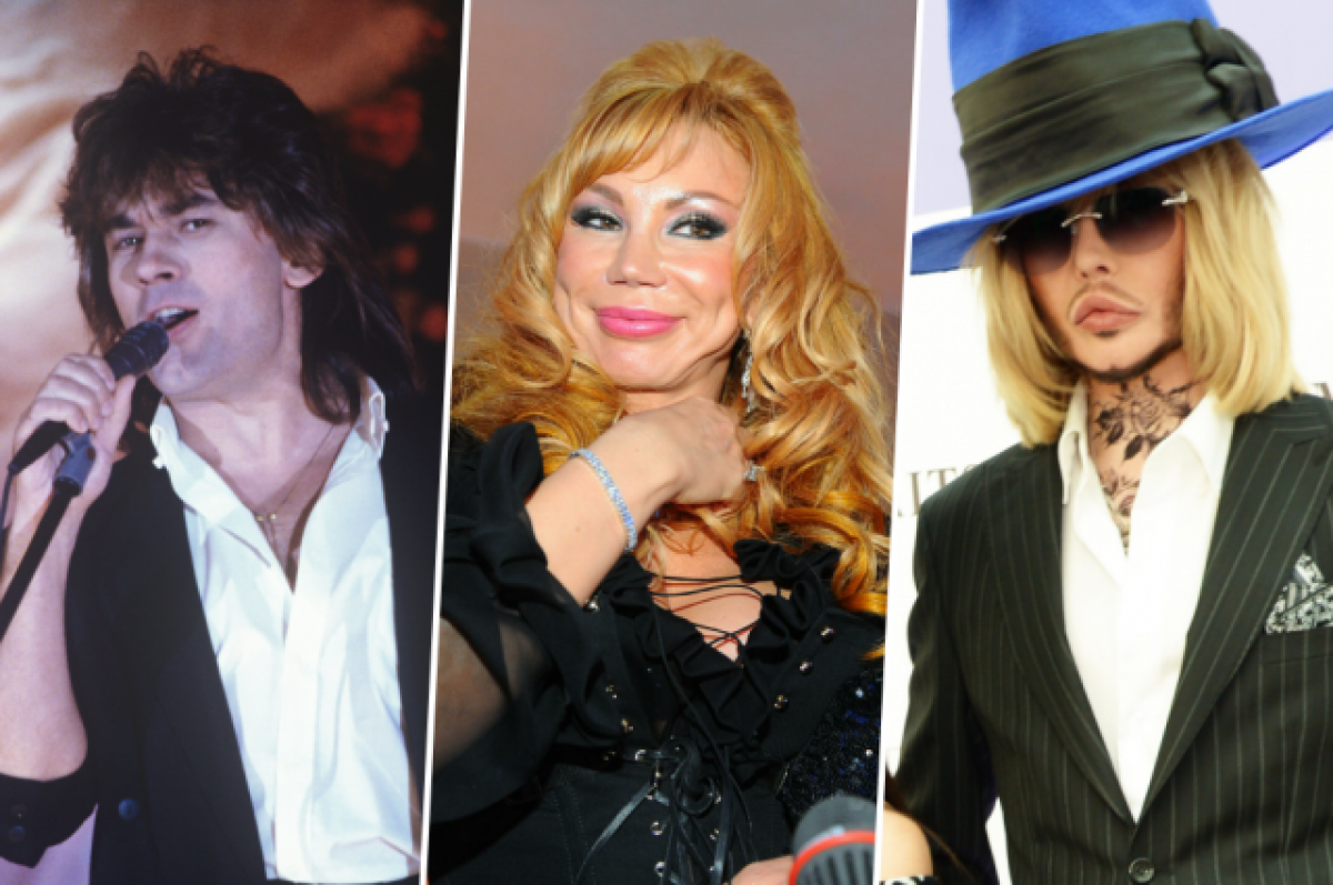    Александр Серов, Маша Распутина и Сергей Зверев.