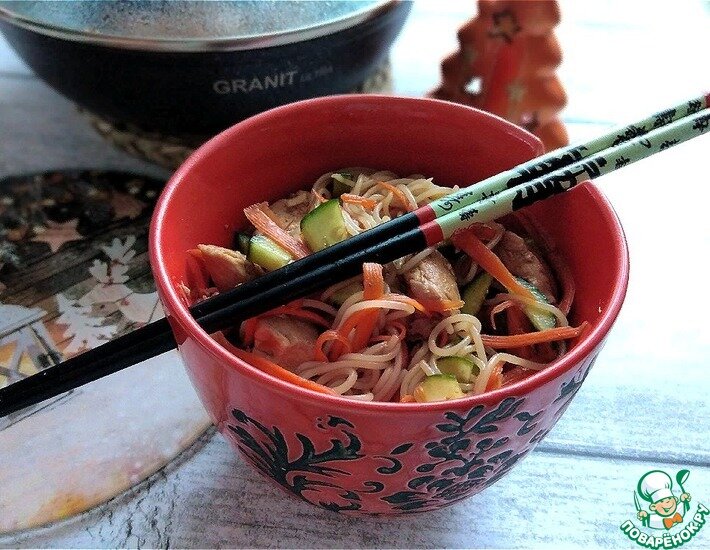 Лапша с острой курицей рецепт – Китайская кухня: Основные блюда. «Еда»