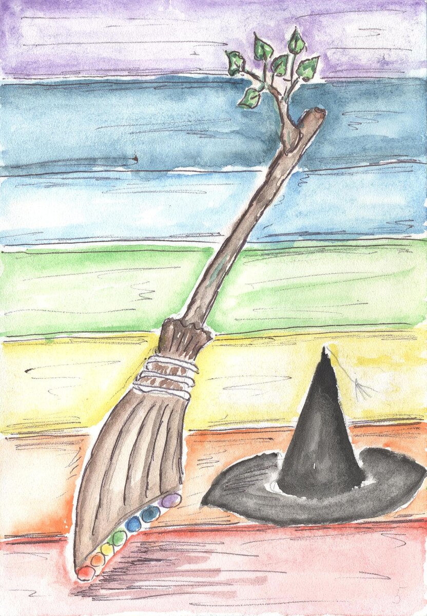 Кисть (намекает на творчество)