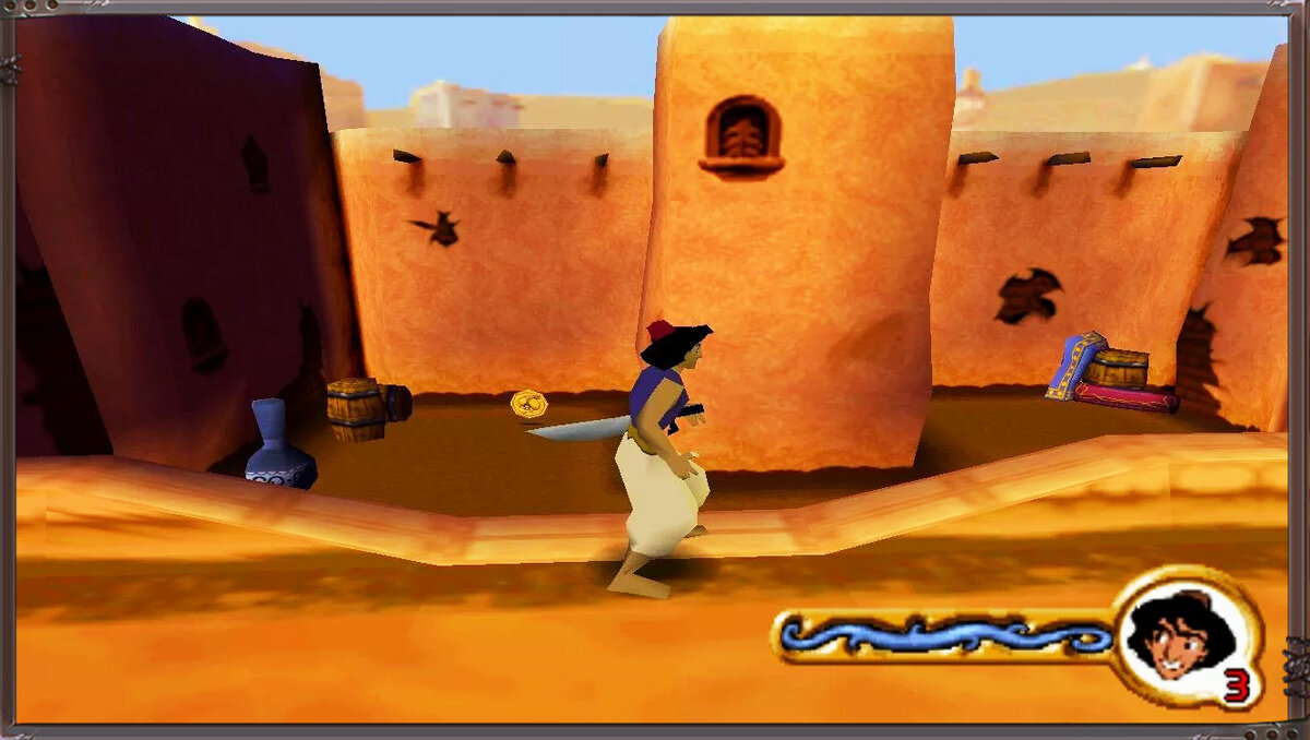 Один из первых уровней игры