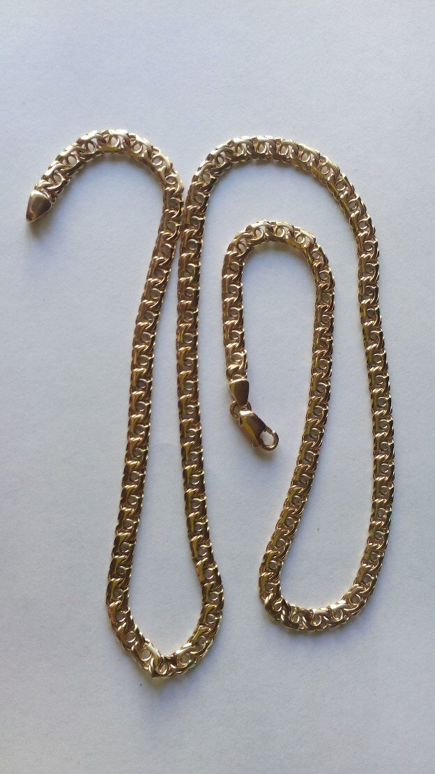 Цепочка плетения Арабский Бисмарк. 