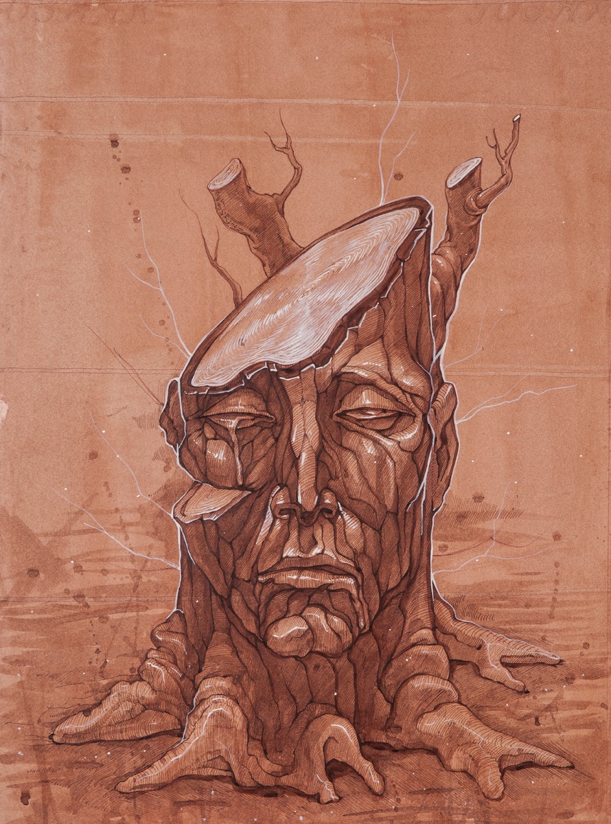 Берегите природу - Мать вашу. Художник Алибек Койлакаев. 