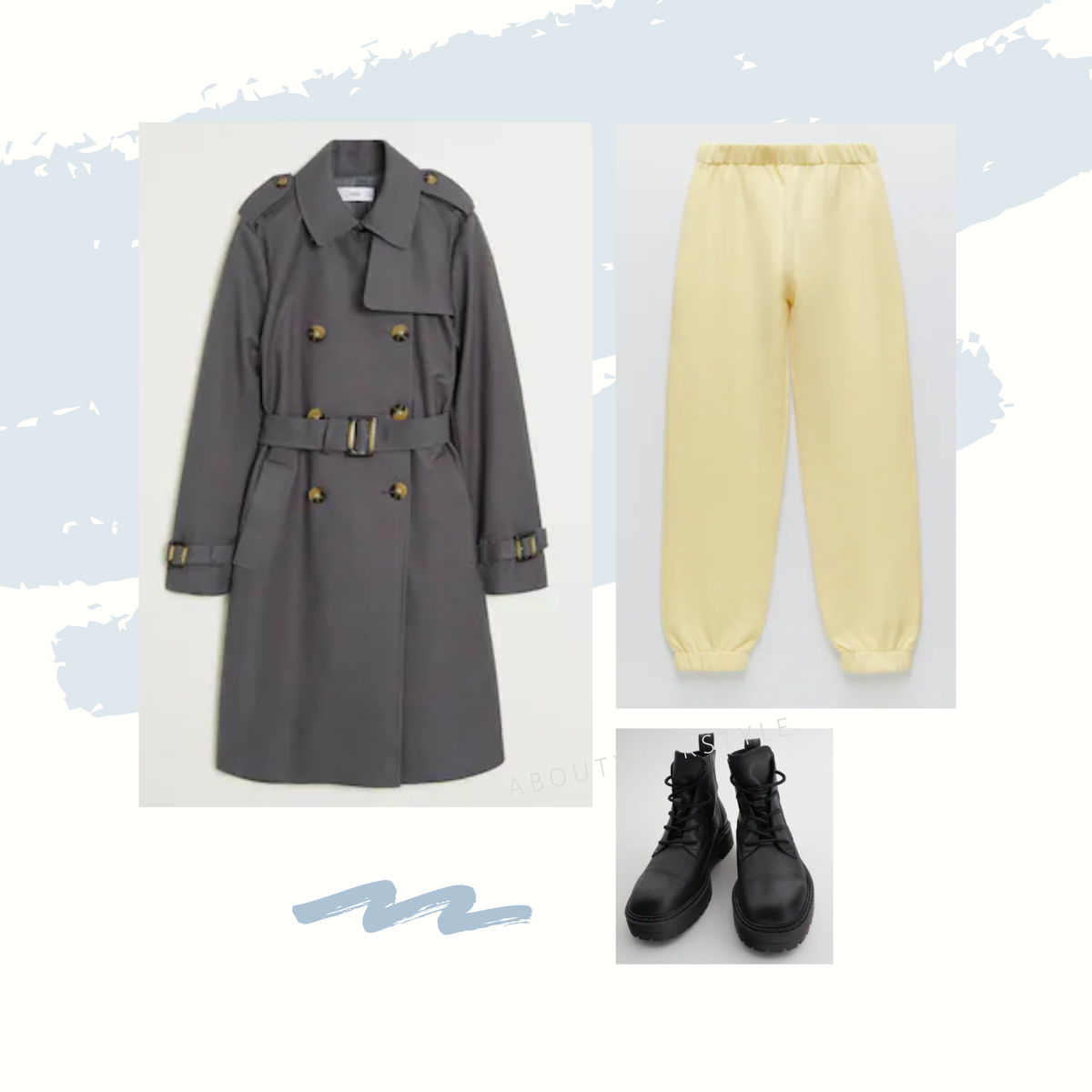 Тренч Mango, остальное Zara