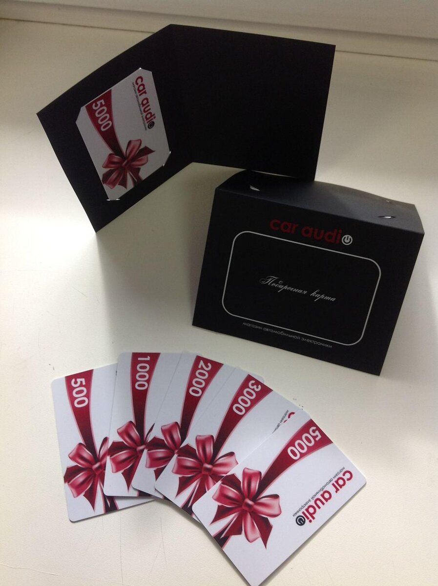 Подарочные сертификаты