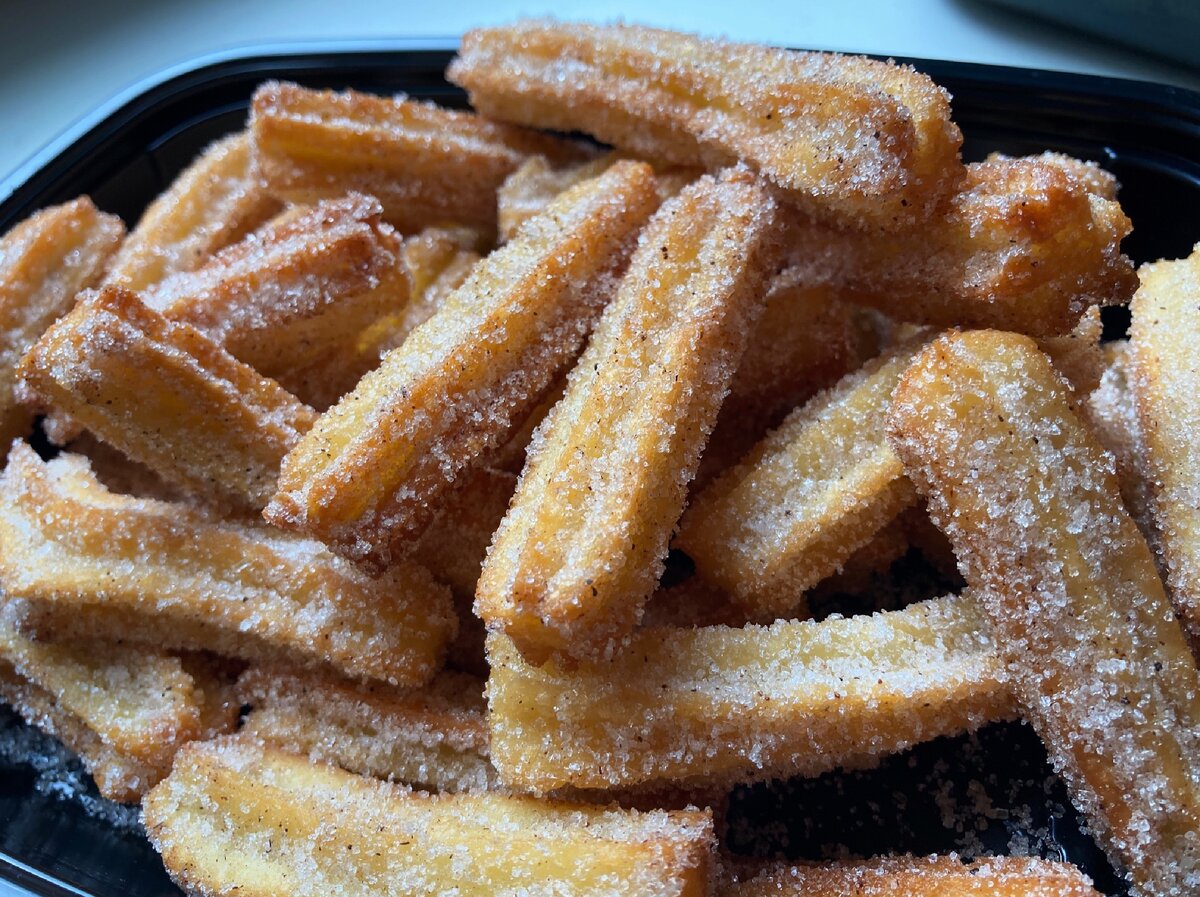 Freir churros en freidora de aire