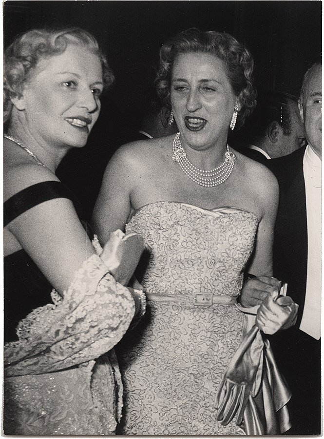 Рита Дель'Анна (вдова Антонио Пуччини) в 1954 году.
