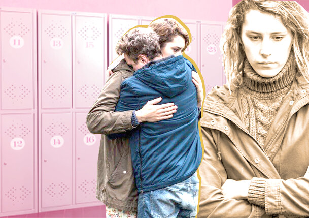 В коллаже использованы кадры из фильма "Аритмия"