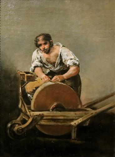 Франсиско Гойя - «Точильщик», 1812г.