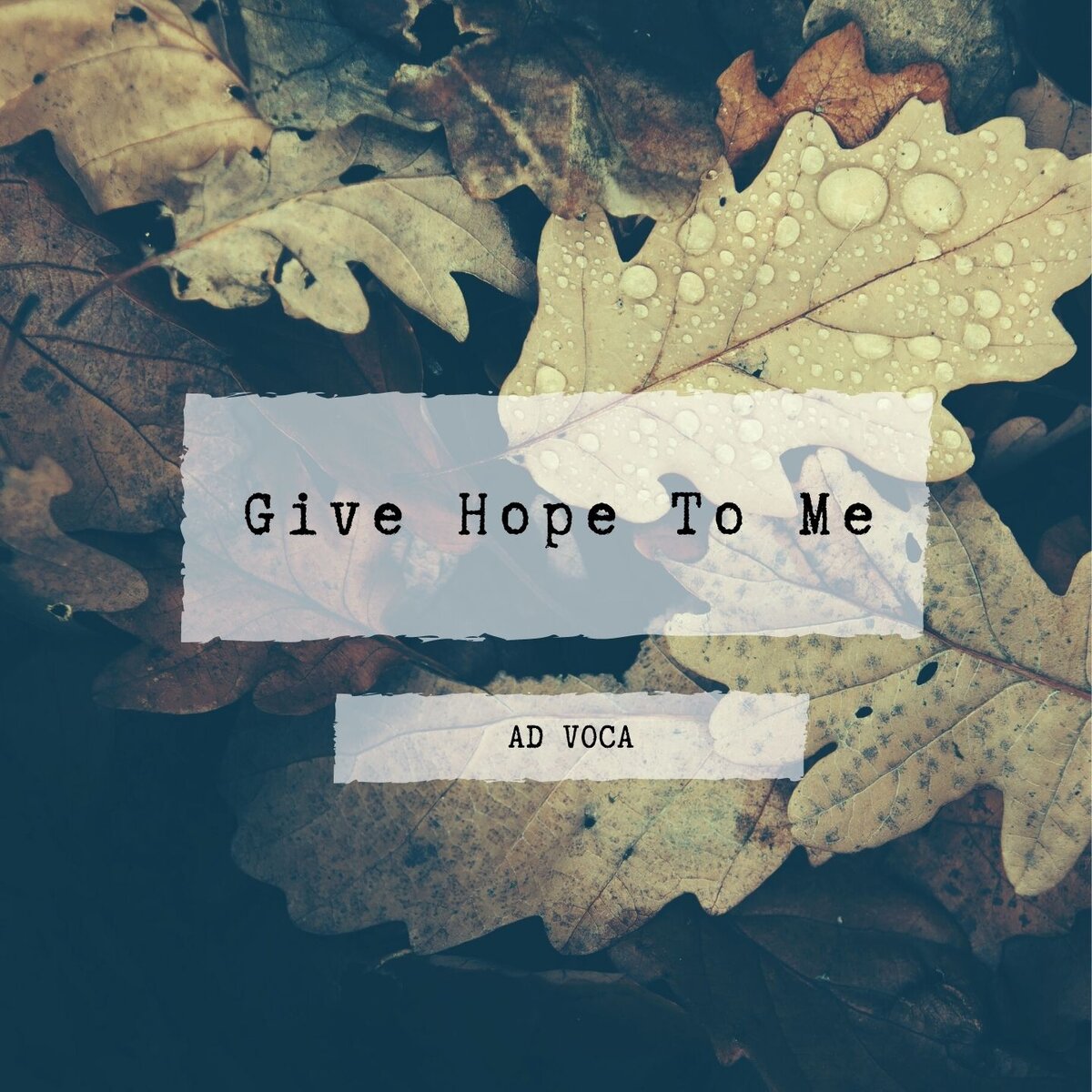 Given hope. Ad Voca фото. Nika Belaya give hope to me. Give hope. To hope.