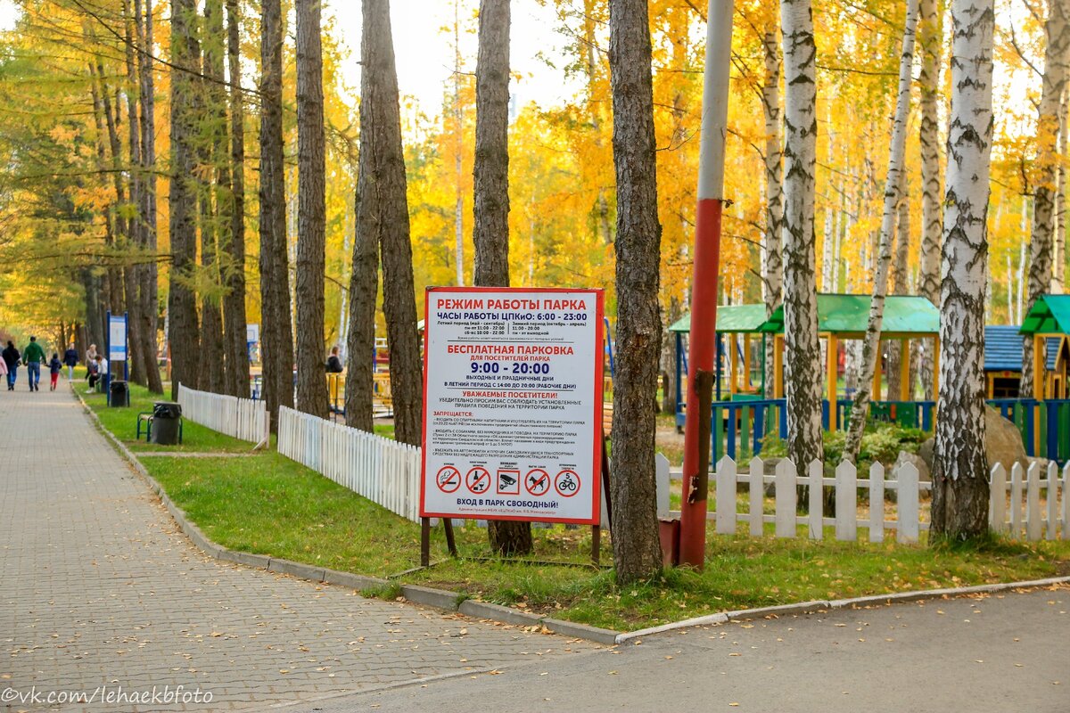 Парк здесь