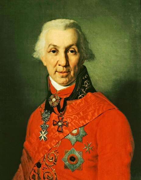 Портрет Гавриила Романовича Державина кисти В. Л. Боровиковского