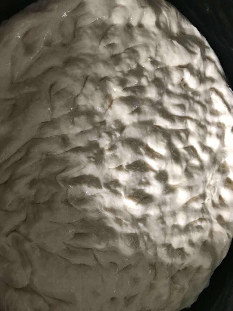  Тесто в форме распределяю руками 