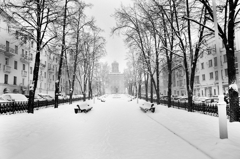 Зимний Минск