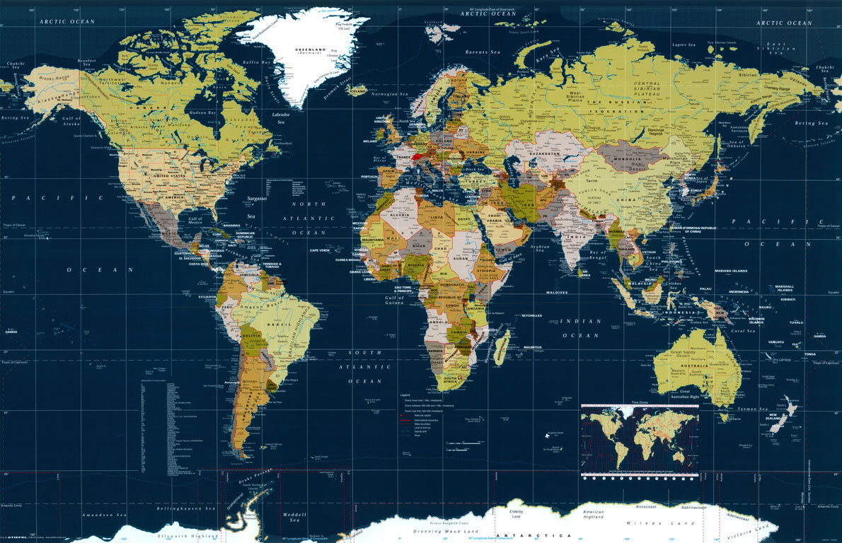 Мировая карта есть. Мировая карта государств.