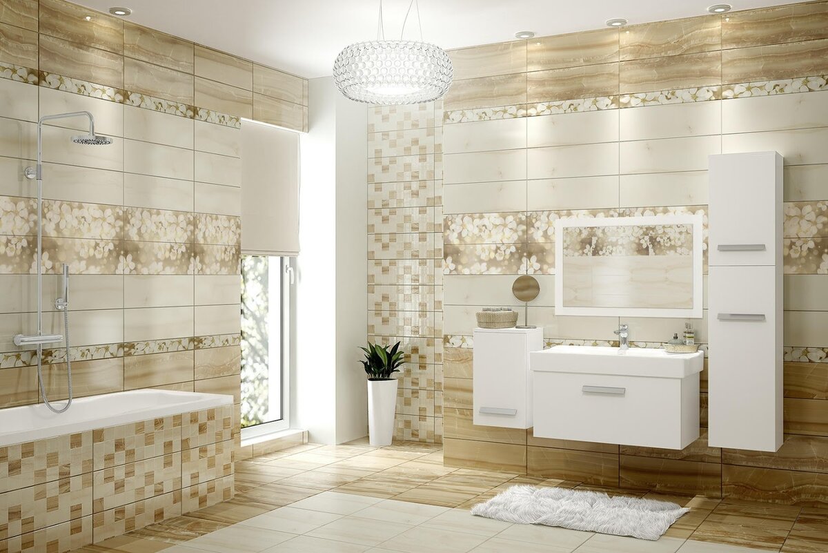 Практические советы по укладке плитки на стену в ванной комнате