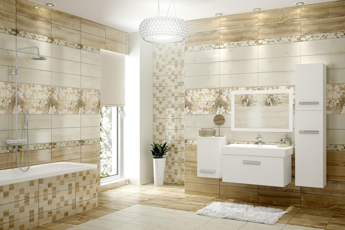 Керамическая плитка для ванной комнаты от KERAMA MARAZZI