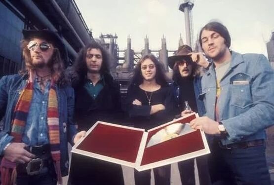 Музыканты Deep Purple в 1972 году на гастролях в Гамбурге