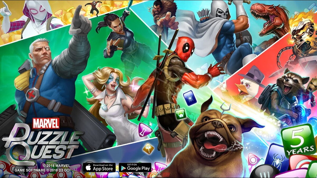 «Marvel Puzzle Quest: Hero RPG»
