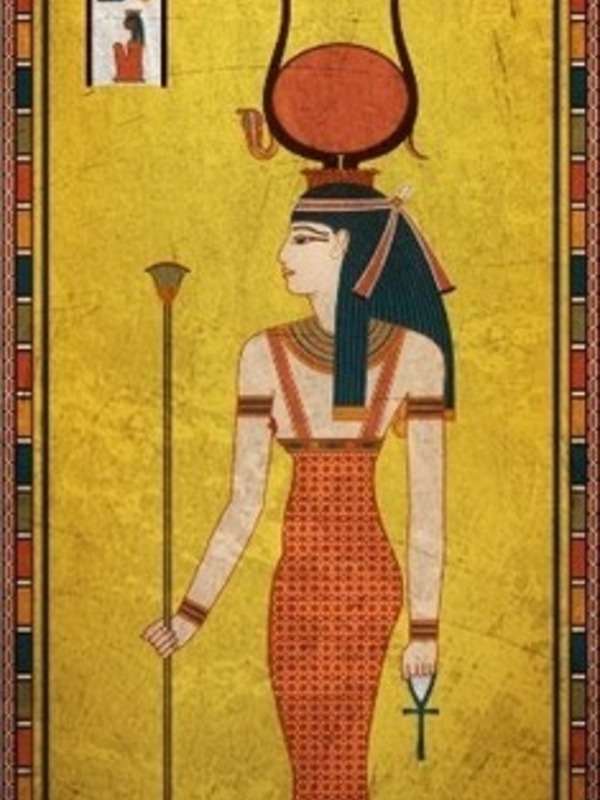 Isis, goddess of life and magic in Egyptian mythology. One of the greatest godde