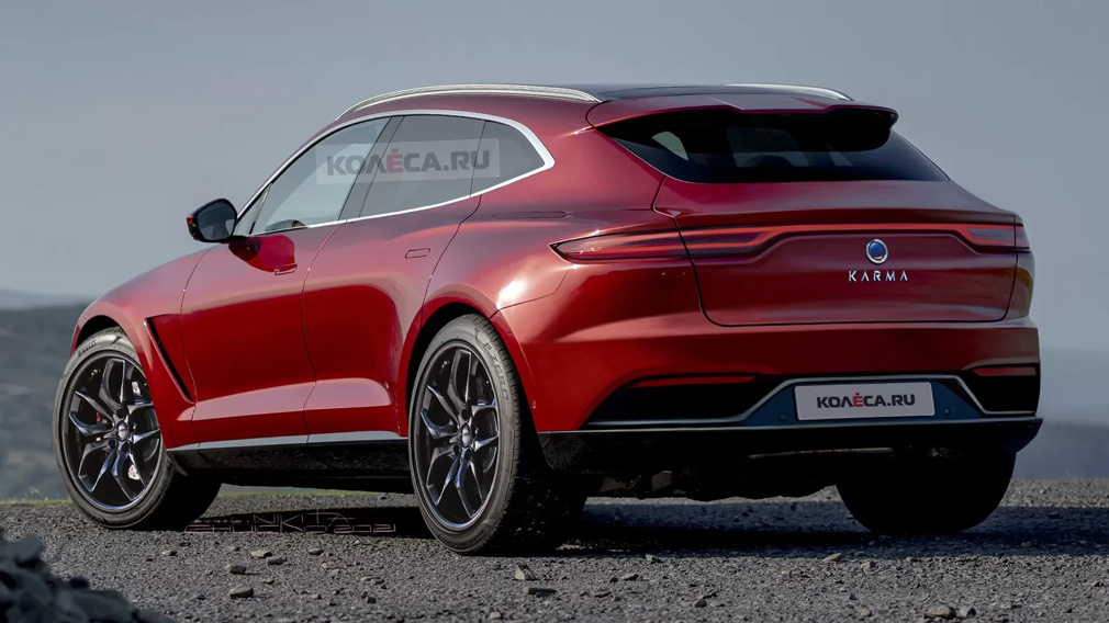 Рендер нового кроссовера компании Karma Automotive, фото: Колёса.ру