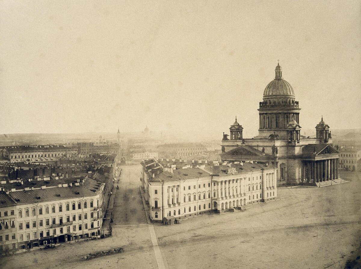исаакиевская площадь на старых