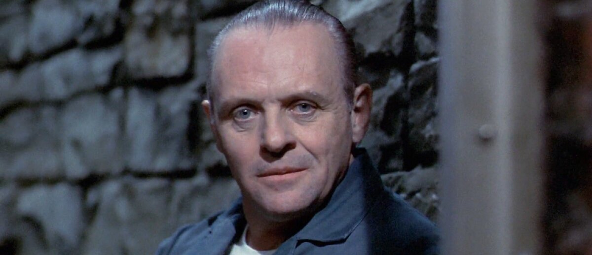 Энтони Хопкинс в фильме "Молчание Ягнят"