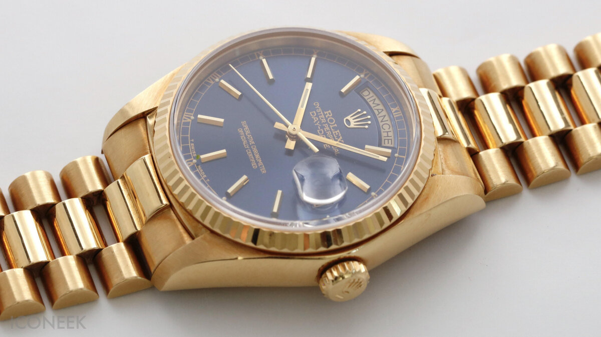Классические Rolex Day-Date из чистого золота