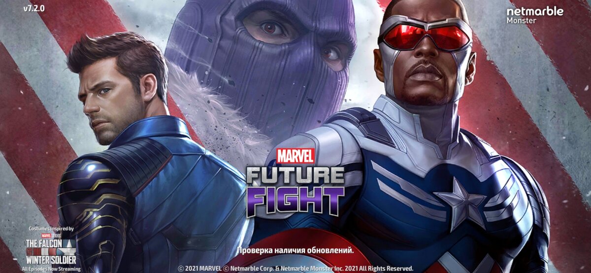 Заставка игры Marvel Future Fight